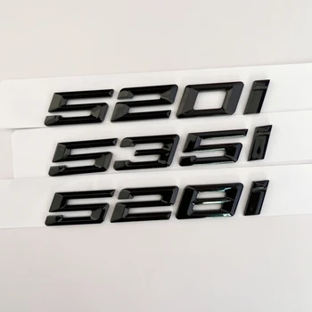 Автомобильный 3D ABS Багажник Буквы Логотип Значок Эмблема Наклейка Наклейка Для BMW 5 серии 520i 525i 528i 530i 535i 540i