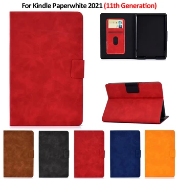 Тонкая Крышка Для Kindle Paperwhite 2021 Case Funda Чехол для планшета 11-го поколения с полным Корпусом Для Etui Kindle Paperwhite 5 Case Coque 2021