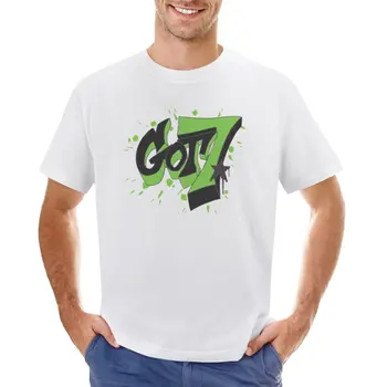Футболка с граффити Got7, эстетичная одежда, одежда из аниме, обычная футболка с коротким рукавом, мужская