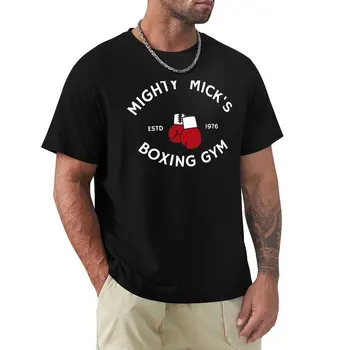 Могучий Мик Бокс тренажерный зал футболка быстрое высыхание мальчиков белые топы футболки для мужчин графический